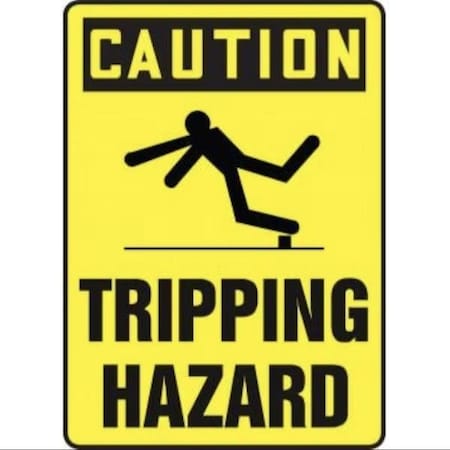 Accuform OSHA CAUTION SAFETY SIGN TRIPPING MSTF666XV MSTF666XV